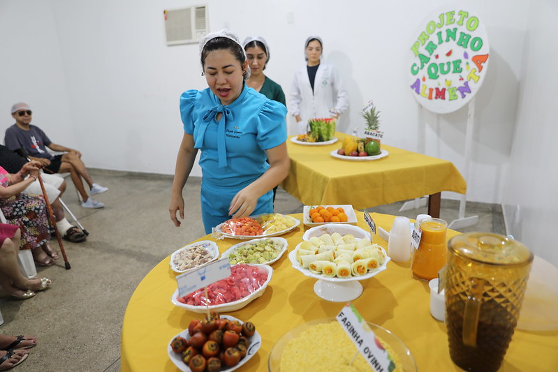 Prefeitura de Manaus promove projeto de alimentação para idosos da Fundação Dr. Thomas.