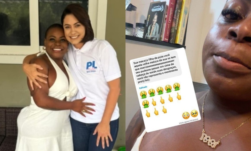 Jojo Todynho é alvo de ataques racistas da militância LGBT+ após foto com Michelle Bolsonaro; confira o vídeo