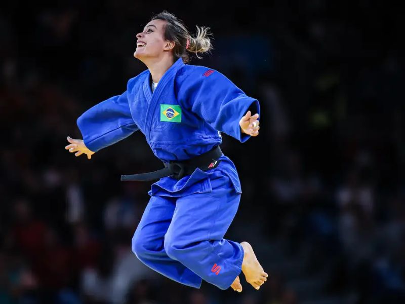 Rosicleide Andrade ganha sua primeira medalha de judô em Paris