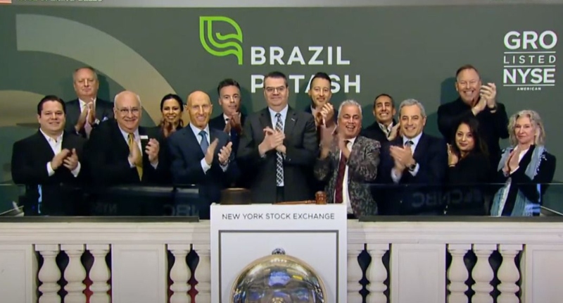 Ações da Brazil Potash são lançadas na Bolsa de Nova York; assista à cerimônia de abertura