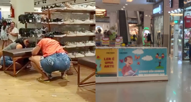 Última Hora: caos e tumulto no interior do Shopping Grande Circular; assista ao vídeo