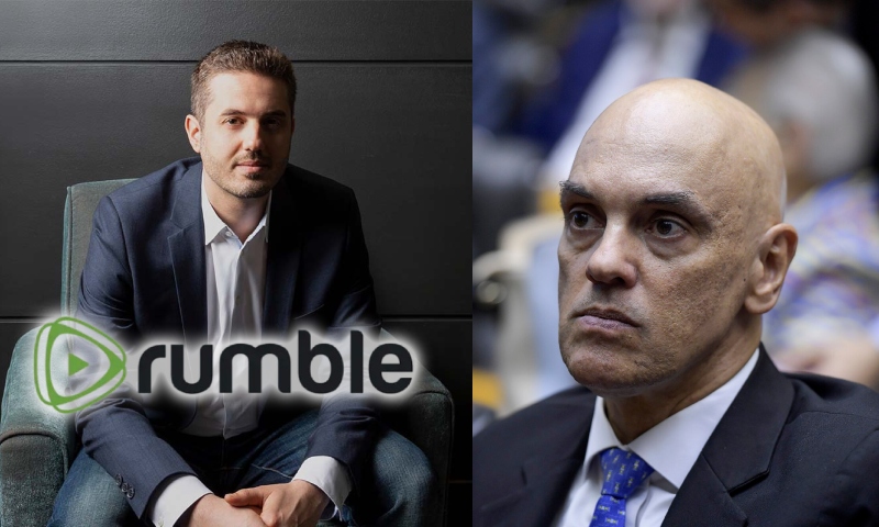 CEO da Rumble envia mensagem ao ministro Moraes: ‘Nos encontramos no tribunal’; confira